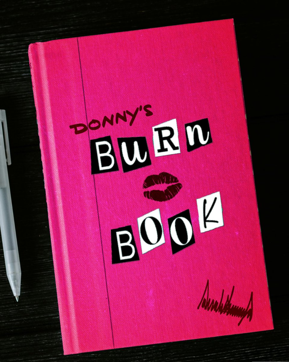 CommonCause's tweet image. Trump’s not just playing politics—he’s writing his own Burn Book. No one’s safe, and his “rumors” aren’t petty. They’re dangerous.