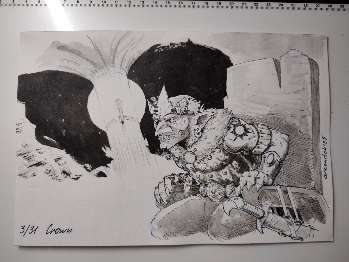 3/31 Crown

#Inktober #goblinktober
