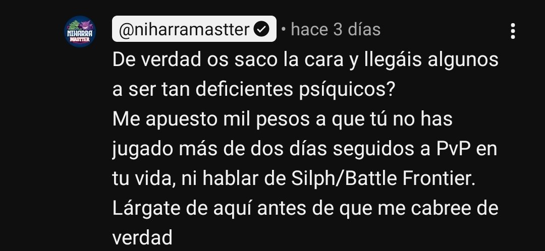 FKAantonio's tweet photo. @TorettoMaster siempre seguí tú canal y vi tus videos. Pero la persona que dejaste a cargo no me agrada que trate a los suscriptores así. Sé me hace una falta de respeto https://t.co/CpuYtJkF74