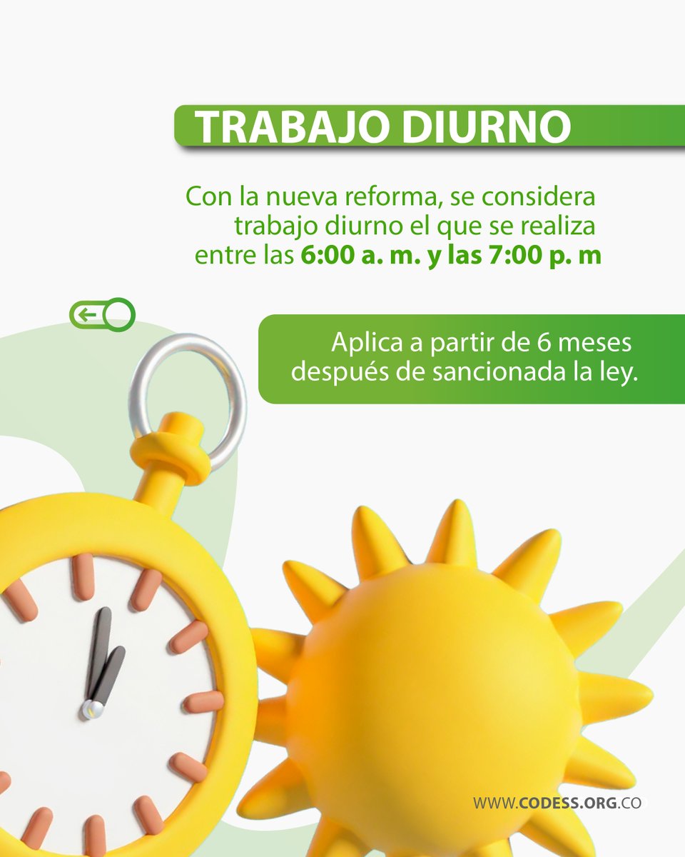 codessco's tweet image. ⚠️ No  olvides que este ajuste implica revisar turnos, horarios y pagos.

¡En CODESS te ayudamos a entender el impacto y adecuar tu operación laboral sin contratiempos!

#CODESS #AsesoríaLegal #ReformaLaboral