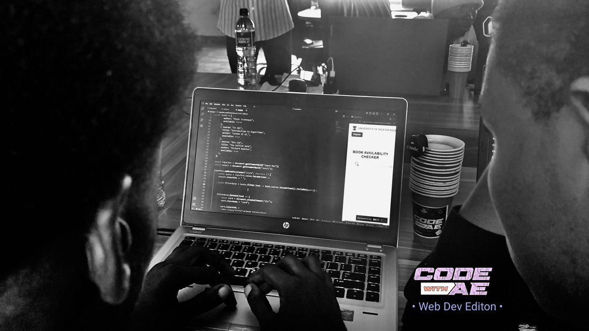 AlgorithmicExp_'s tweet image. It’s a wrap. Video excerpts coming soon
#CodeWithAE #WebDevEdition #TechVibes #CodingCommunity #AEHighlights