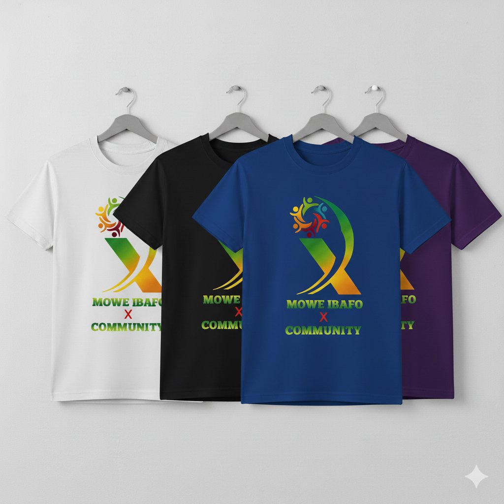 MoweTwitta's tweet photo. 🚨 Pre-orders kick off next month for our official Community Round Neck Shirt—dropping this December 2025! 🎉
💰 Price: N6,000
Classic. Stylish. 100% made for the culture. 🙌
👉 Who’s grabbing theirs first? 😎
#MoweIbafoXCommunity #CommunityShirt #DecemberDrop #StayTuned https://t.co/sACkDAXpWM