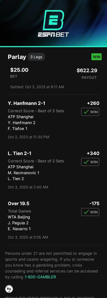boyrd999's tweet photo. Live betting ATP Shanghai is the move🎾 https://t.co/Ybxr6BCoG2