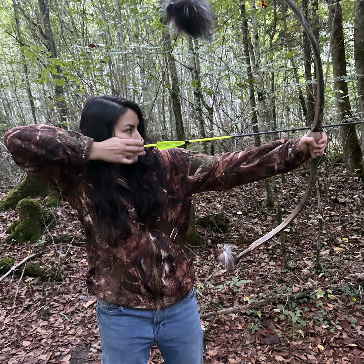 Carleyrabbit's tweet photo. Traditional archery in Bavaria 🌲🤘 https://t.co/7AE0oJBISm