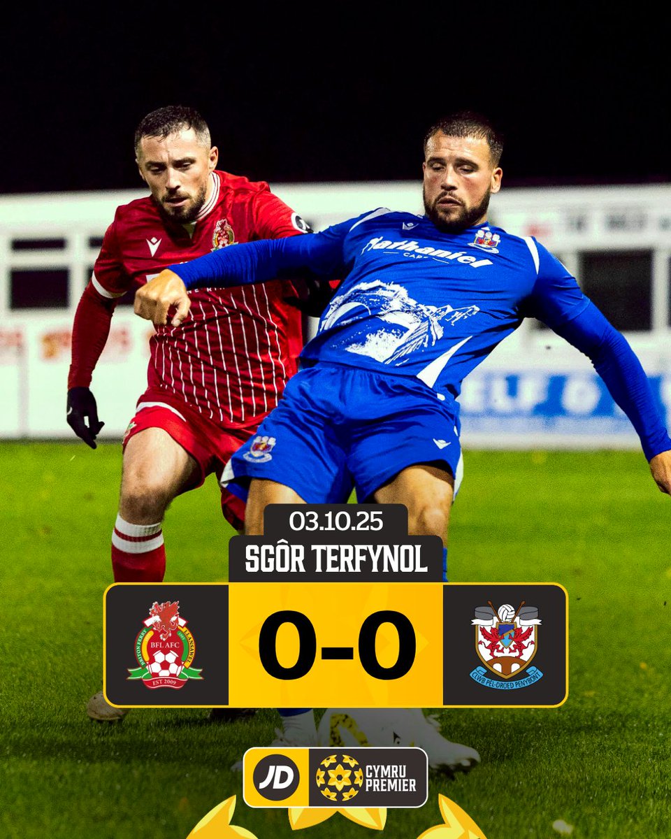 The points are shared at The Renewable Centre Stadium! 🤝

#JDCymruPremier