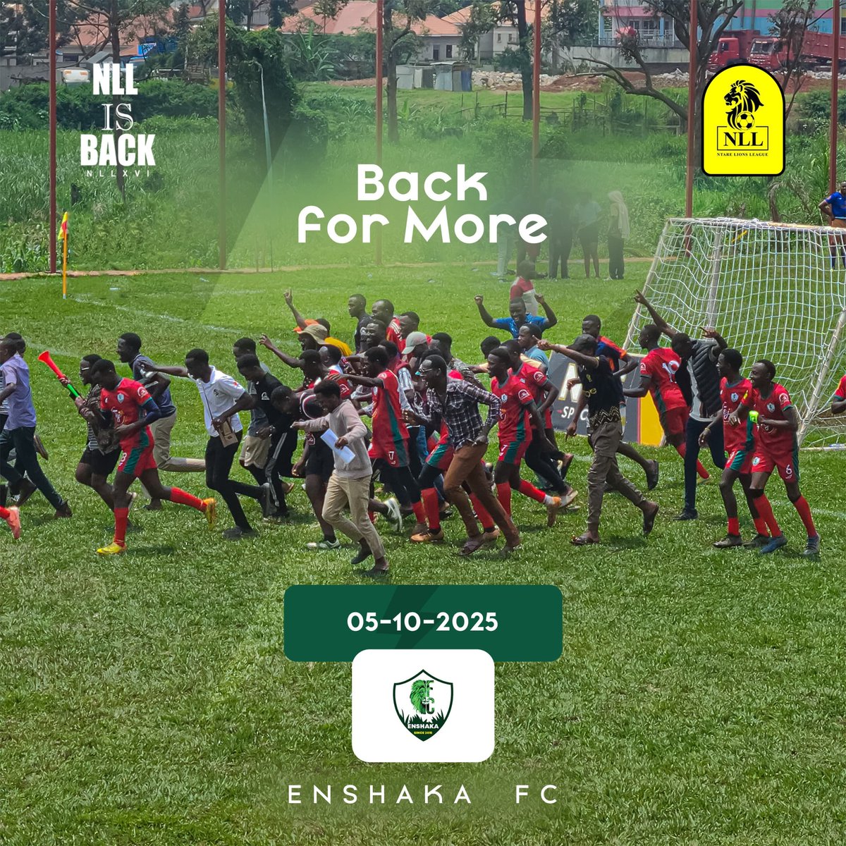 Here we go ‼️We have arrived, tetugenda, tukubila ku frontline 🔥⚡
The Spearheaders are here for #NLLXVI 🥳💪 See y'all in a bit.

#NLLAtHome