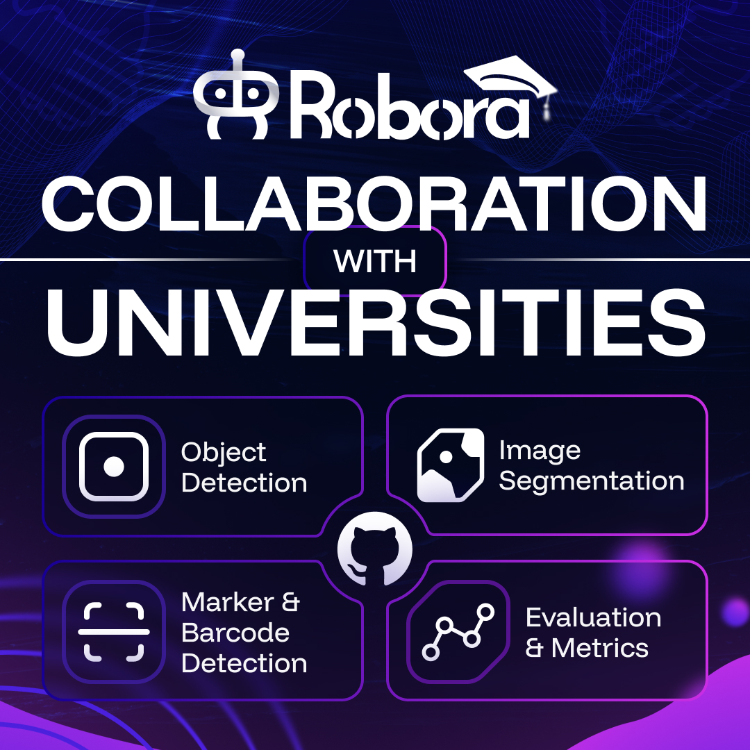 UseRobora's tweet image. Our collaboration with universities on the Robora Vision Module is now nearing completion. Together, we’ve developed key components that give robots and AI systems the ability to see and understand the world in real time.
Next week, we’ll be highlighting some of the incredible…