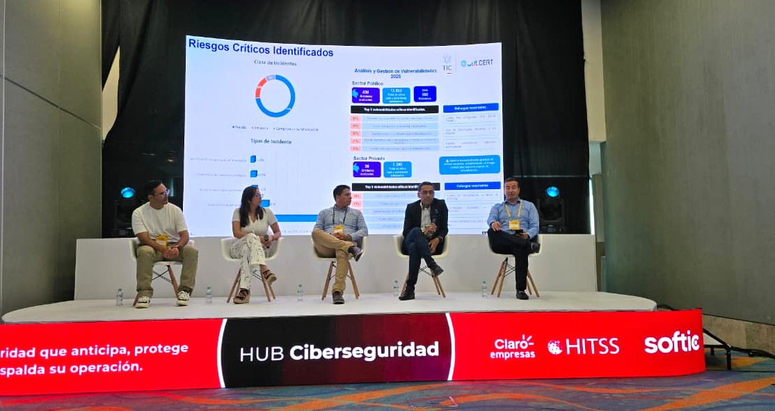 COLCERT (@colcert) on Twitter photo El #ColCERT y el <a href="/Ministerio_TIC/">Ministerio TIC</a> participaron en el panel de <a href="/FedesoftCol/">Fedesoft Colombia</a>: 🗣️“Protección crítica en la era digital: ciberseguridad, inteligencia y colaboración público-privada”, una conversación con expertos en el marco de #SOFTIC2025 ,que resaltó las capacidades del país en El #ColCERT y el <a href="/Ministerio_TIC/">Ministerio TIC</a> participaron en el panel de <a href="/FedesoftCol/">Fedesoft Colombia</a>: 🗣️“Protección crítica en la era digital: ciberseguridad, inteligencia y colaboración público-privada”, una conversación con expertos en el marco de #SOFTIC2025 ,que resaltó las capacidades del país en