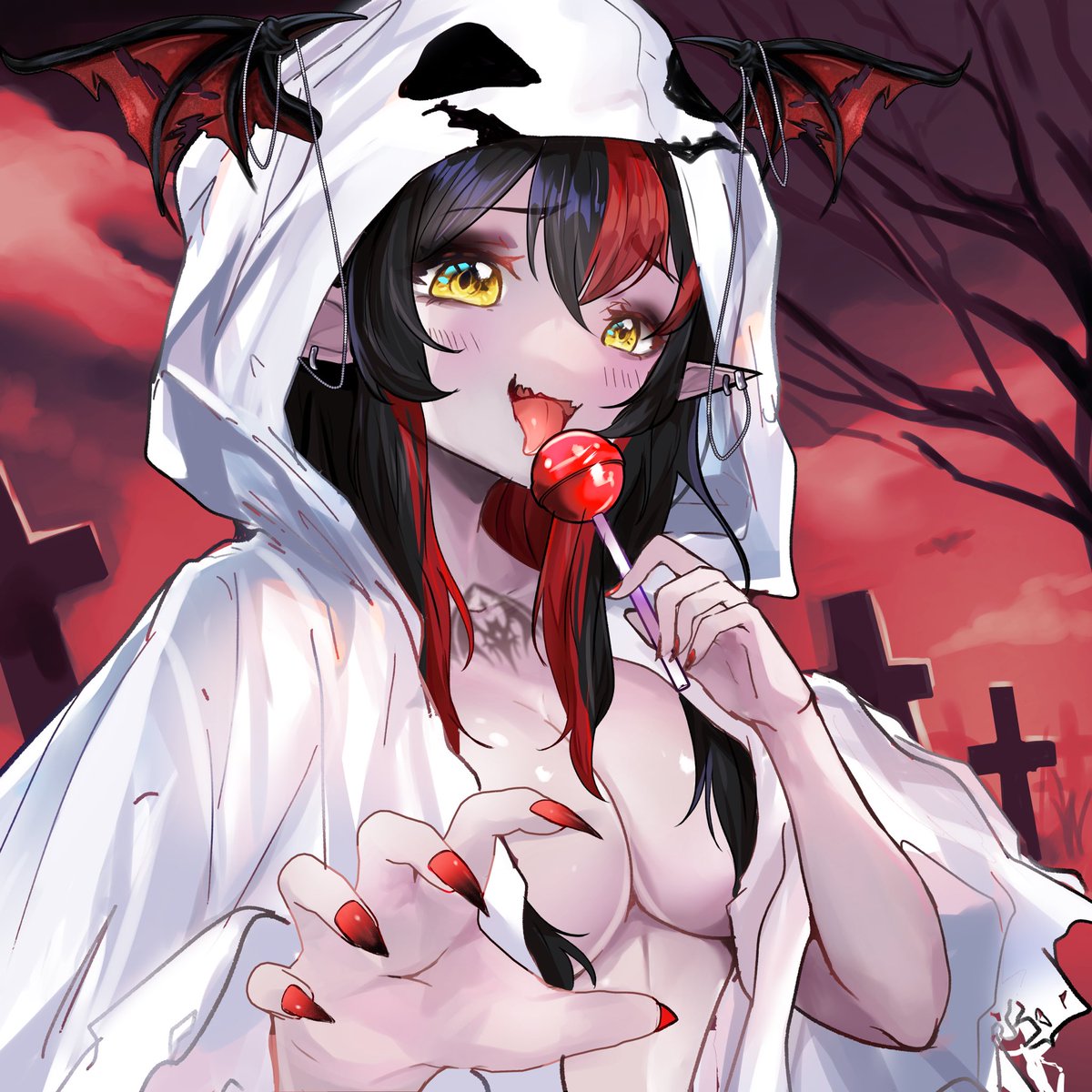 Its time to get EXTRA spooky 🎃👻

🎨: <a href="/Angstowo/">Angst ⠁꒳⠈ | vartist</a>