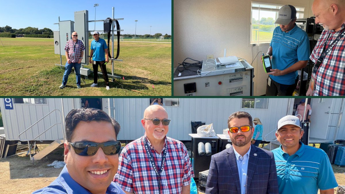 UTDInfoTech's tweet photo. Our Enterprise Network Services team partnered with @ATT to ensure the network infrastructure was ready for hosting the @NCL_Cricket at @UT_Dallas. Tech connects communities—on and off the field!
#UTDallas #OIT #NetworkServices #Cricket #TechInSports #Teamwork https://t.co/LFLfLbI2Rr