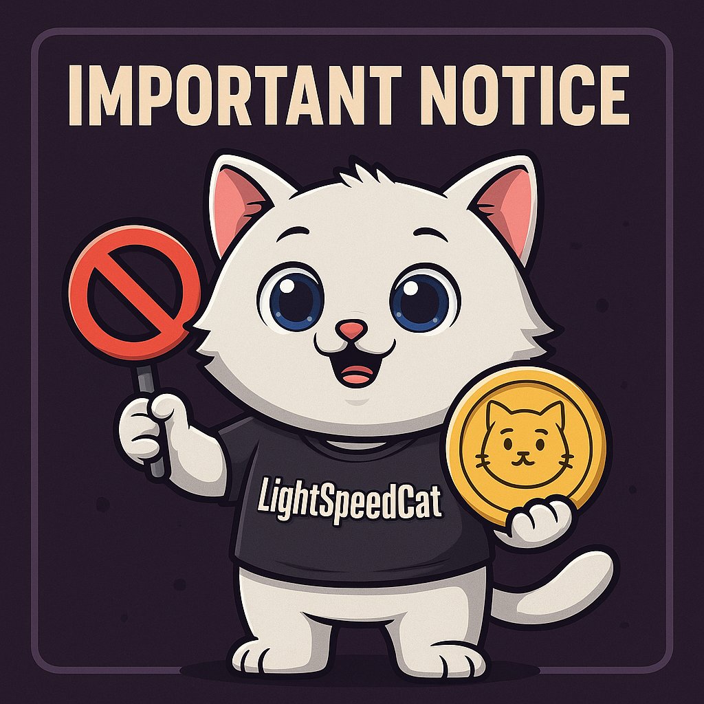 LSCatToken's tweet image. 🚨 Official Community Notice 🚨

We want to remind everyone that we have migrated from the old $LSCat to Light Speed Cat Version 2 ($LSCat V2).

👉 The previous $LSCat is no longer being supported, pushed, or developed.
👉 We could not transfer all tokens from V1 into a single…