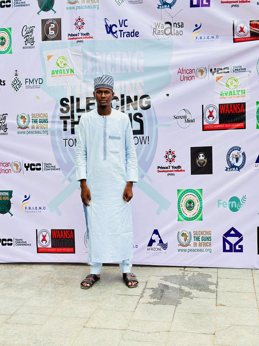 nuramaru1's tweet photo. Honored to represent Zamfara State &amp; its vibrant youth at the Youth Creative Conference, themed ‘Silencing the Guns: Pathways for Peacebuilding in Africa’ at ECOWAS HQ, Abuja.

A powerful platform to harness youth creativity for peace, stability &amp; sustainable devt across Africa. https://t.co/dMGlZ4fs8d