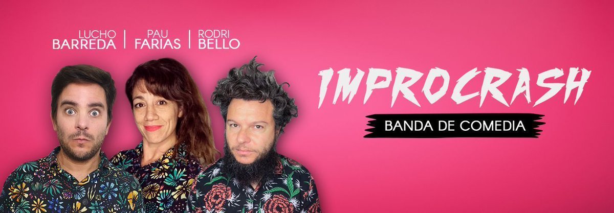🎭 Improcrash - @improcrash
📆 Sábados 22.30hs
📍 Sala Orsai - Paseo La Plaza
🎟️ Entradas: plateanet.com/obra/32817?obr…

Un espectáculo de improvisación donde los actores crean historias únicas en el momento, con humor y sorpresas para el público.

<a href="/FiletoTV/">Rodrigo Bello</a>
<a href="/luchitter/">Luciano</a>
<a href="/_paufa/">soypaufa</a>