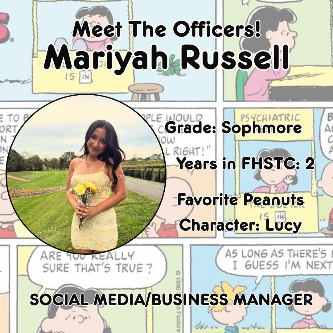 Next, meet our social media and business team, Leah, Kayden, Leah, and Mariyah.
