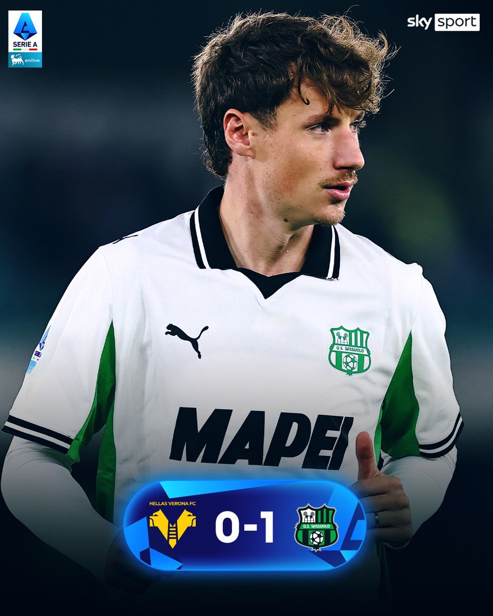 SkySport's tweet photo. π°π πΊπππππππ πππππππππ πππ πππππ ππππππππππ ππ π©πππππππ
π ππππππ π'π―πππππ π½πππππ β
Decide la rete di Pinamonti che arriva subito dopo l'errore dal dischetto dello stesso numero 99
ποΈ #VERSAS 0-1
#SkySport #SkySerieA #SerieA #Sassuolo #Verona