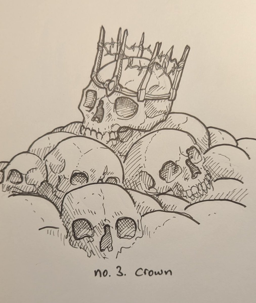 #Inktober2025 Crown