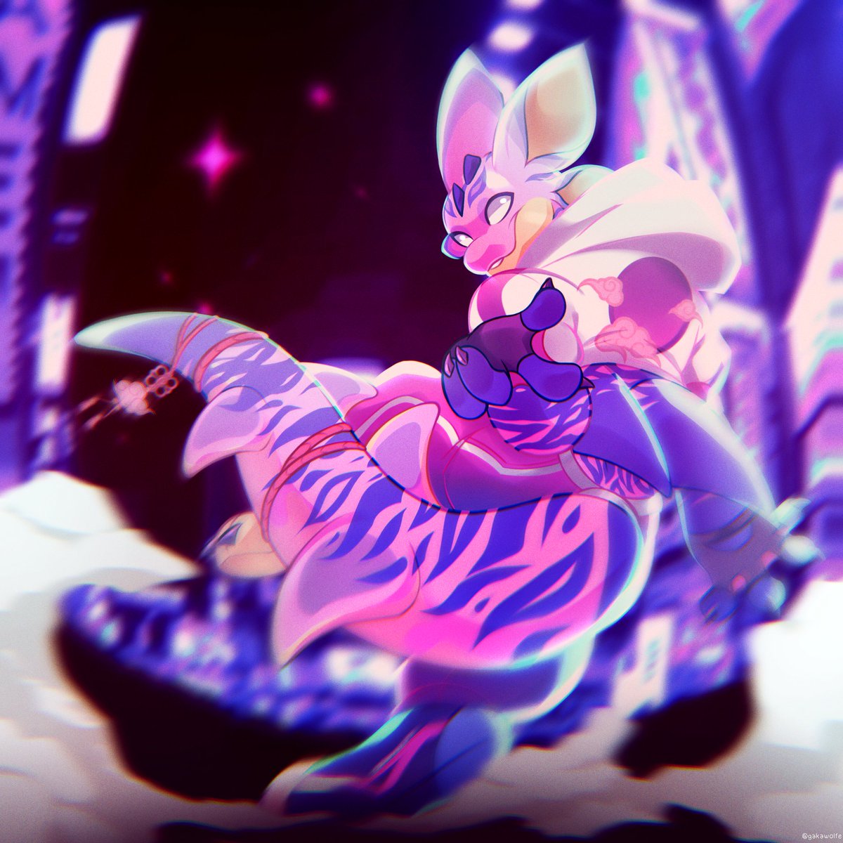 In the land of the rising sun :3

I just wanna thank <a href="/gakawolfe/">Gakawolfe 🧋</a> for this absolutey stunning artpiece. Youve been an artist that was on my bucket list for a while and Im soooo happy to have gotten this from you. It looks incredible!