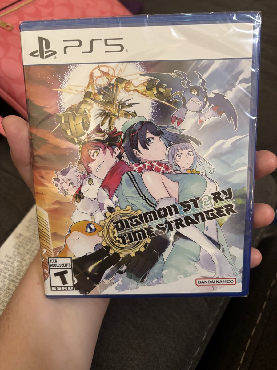 JazzLikesToGame's tweet image. Got this today ❤️ #DigimonTimeStranger