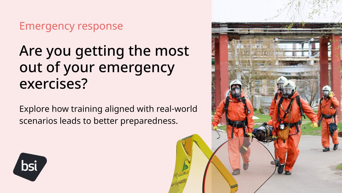 When was the last time your emergency exercises truly tested your team’s readiness to manage sudden disruptions? Download our latest guide for practical tips to make your exercises more effective: bit.ly/42QgyR8.

#EmergencyResponse #EmergencyPreparedness