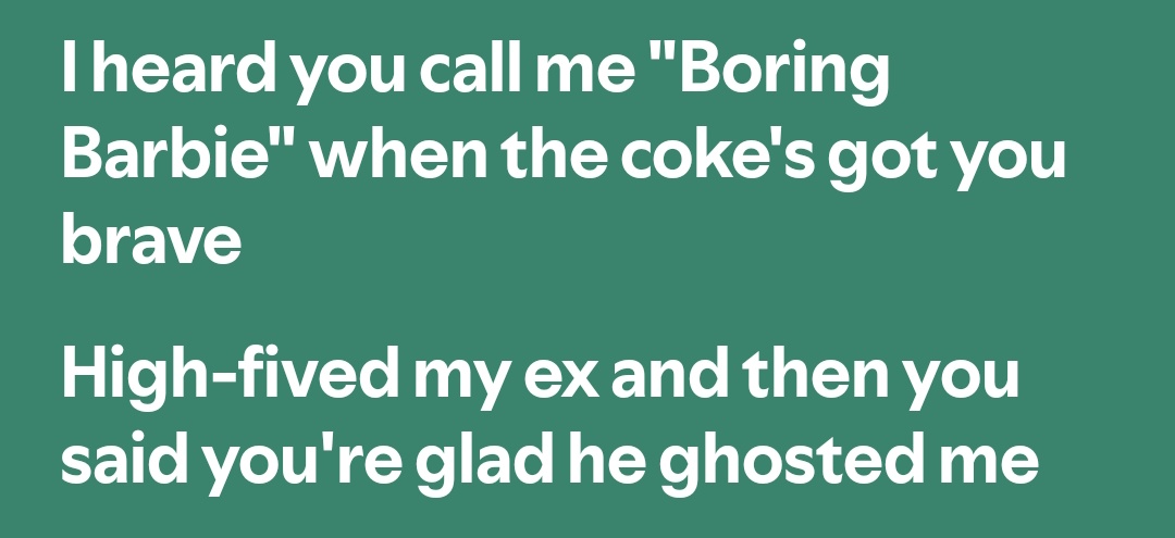 repdaisies's tweet image. actually romantic is not a response to sympathy is a knife. it's about the shit taylor heard charli was saying about her BEHIND THE SCENES. literally the opening lines make it so clear