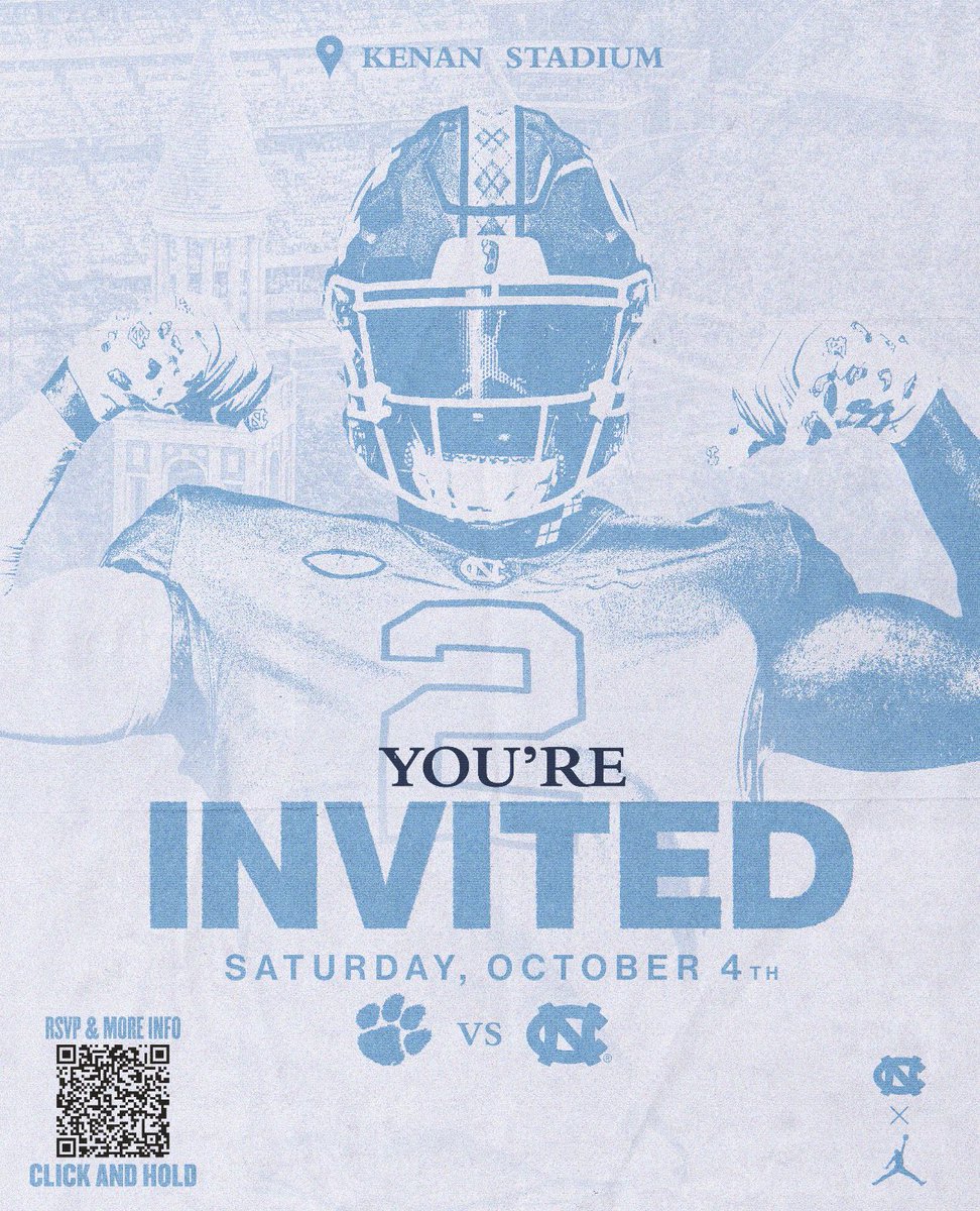 KadencePruitt18's tweet image. Excited to be back at UNC tommorow for they’re game against Clemson