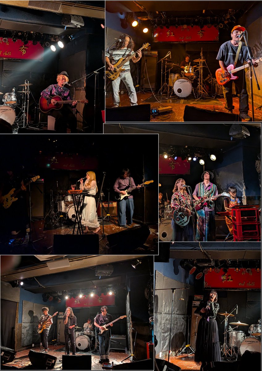 改めまして、
【Ｇ音FES/3DAYS LIVE/新宿紅布】初日終了致しました。
ご来場された方々、平日仕事終わり、仕事行く前に寄ってくれた方々、本当にありがとう御座いました。
また御出演してくれた『アハガリ』『盃唐浪漫』『凍京アリス』『taberusan』『Match of the