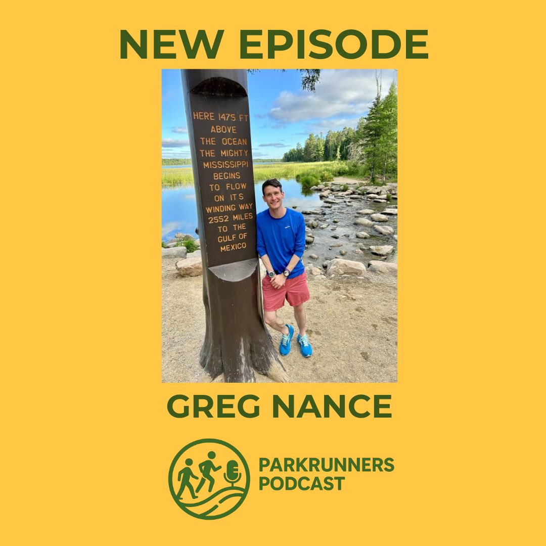 “The antidote to addiction is connection” Ultrarunner &amp; parkrunner <a href="/GregNance/">Greg Nance</a> on running the Mississippi River for Youth Mental Health #parkrun #fortwardparkrun #parkrunusa #parkrunnerspodcast