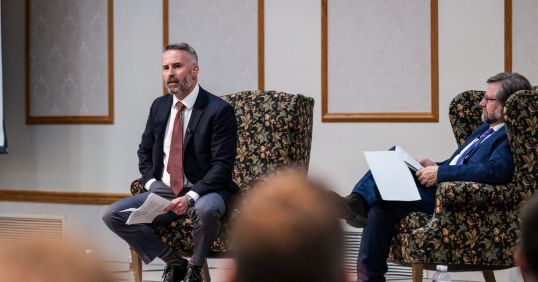 📸 A look back at the Honors Program Lecture: "What It Means to Be Educated," featuring Dr. Jon Parrish Peede, President of AU, and Interim Provost Gregory McBrayer, Ph.D. Thank you to everyone who joined us in an inspiring conversation on the meaning and value of true education.