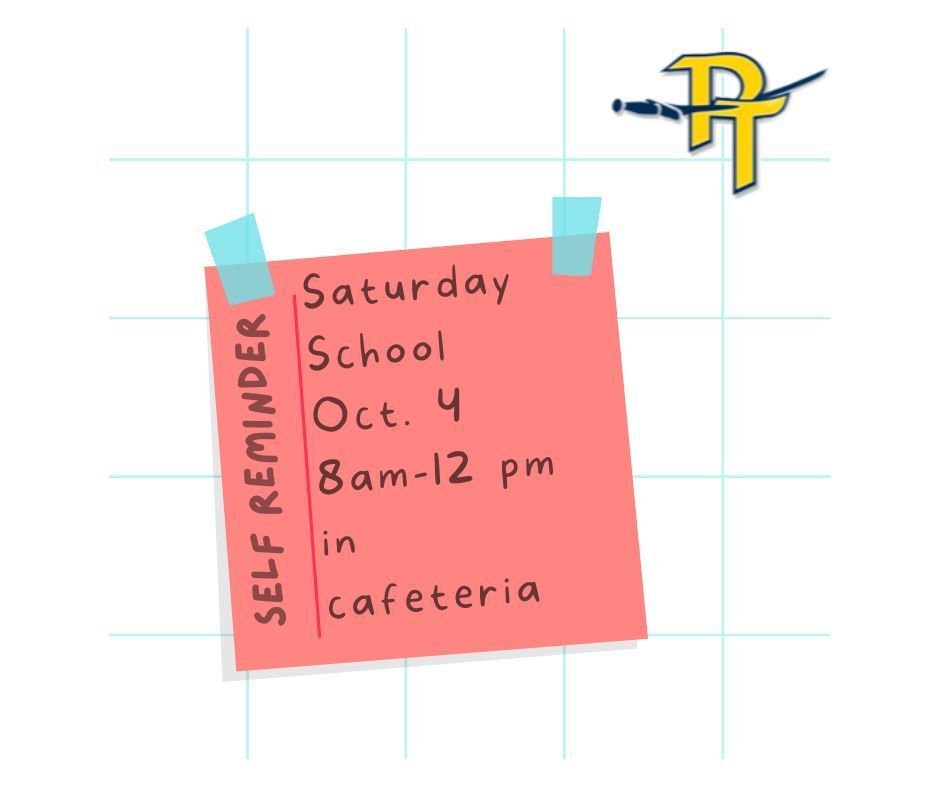 Saturday School information