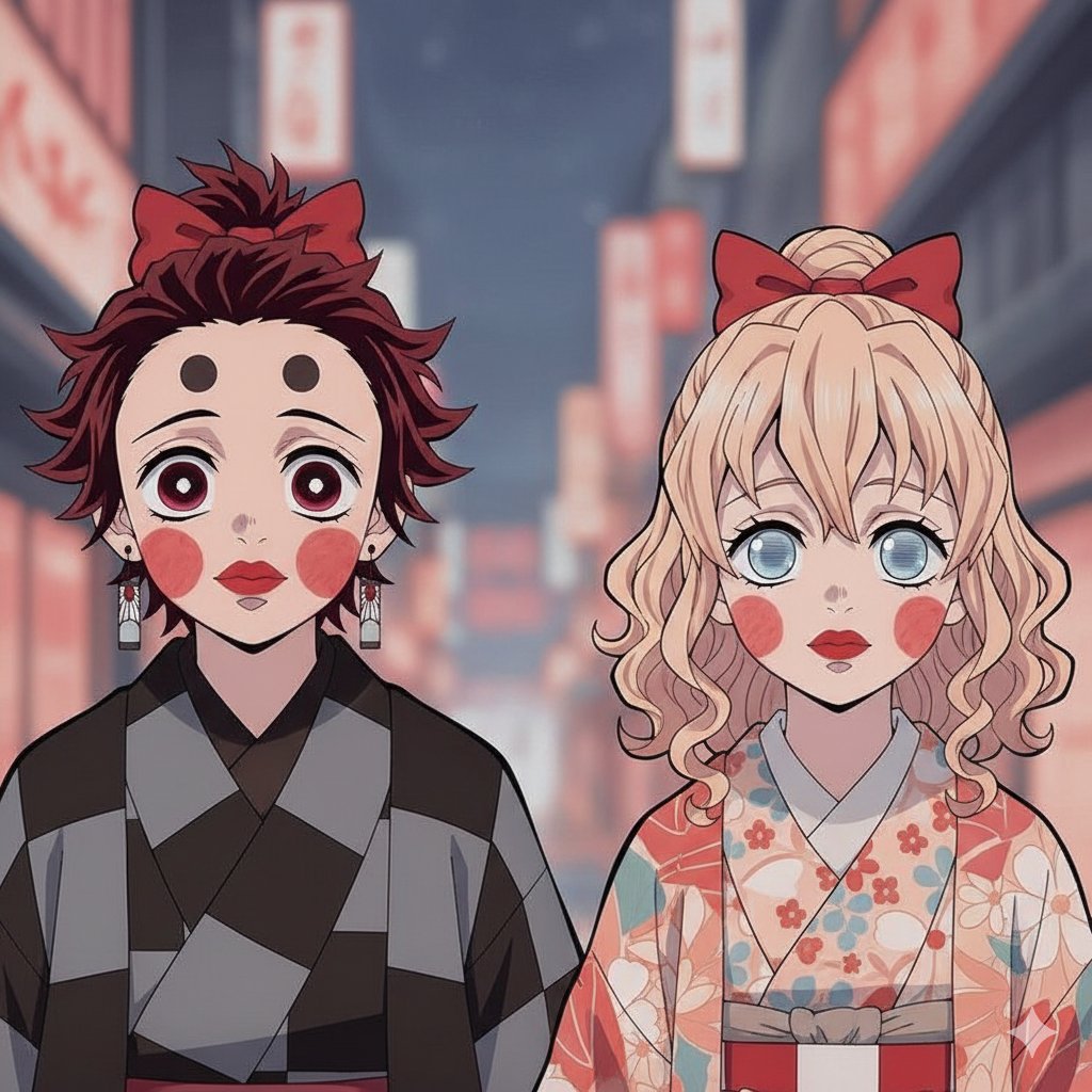 kyameruwu's tweet photo. Con estos disfraces seguro que nadie les descubre cuando se infiltren.
#kimetsunoyaiba #KIMETSUNOYAIBAINFINITYCASTLE #DemonSlayer #DemonSlayerInfinityCastleNG #uzuitengen #tanjiro #tanjirokamado #fanfiction #fanfic #Wattpad #Daki https://t.co/k10e0AuQ6o