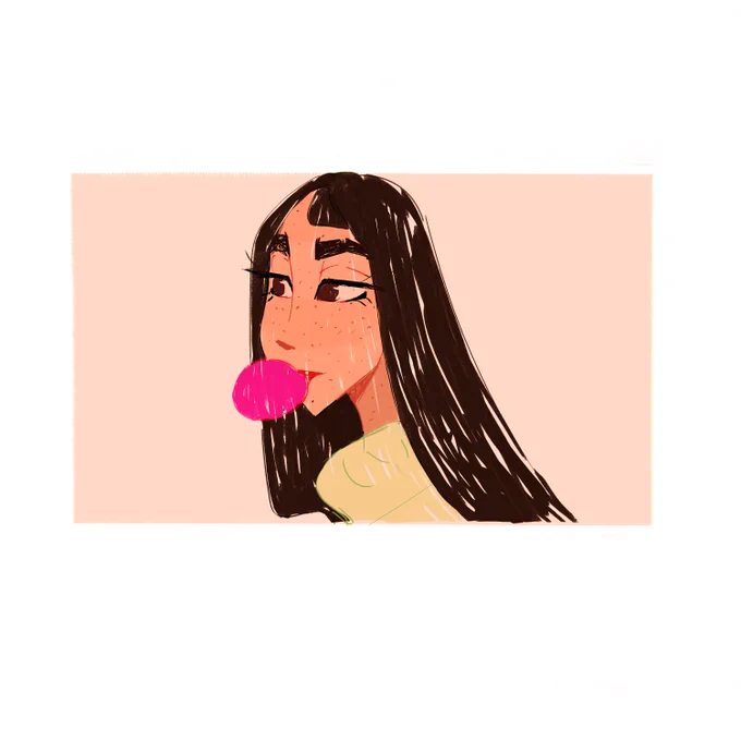 did a lil challenge and redrew some doodles from 2019 (right) vs 2025 (left) !