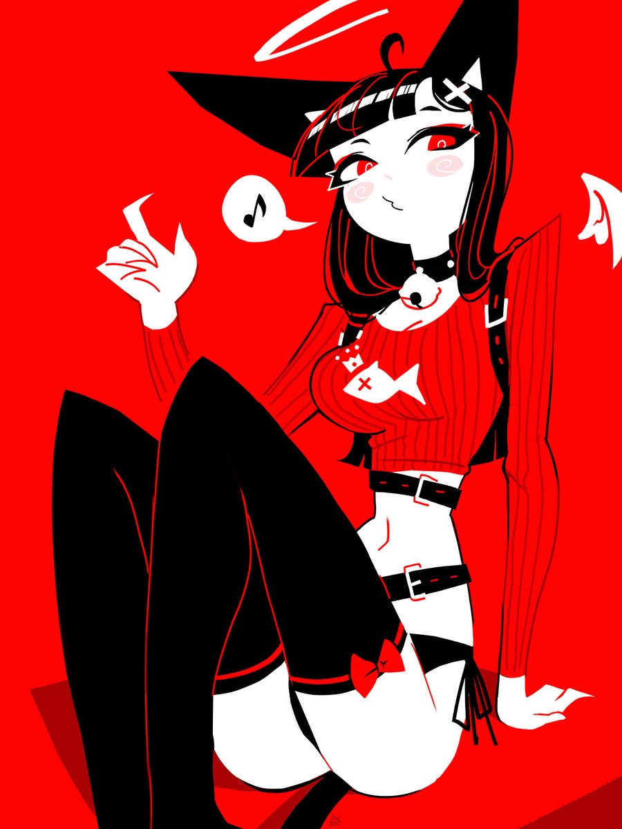 Daily #1816 - Red sweater cat