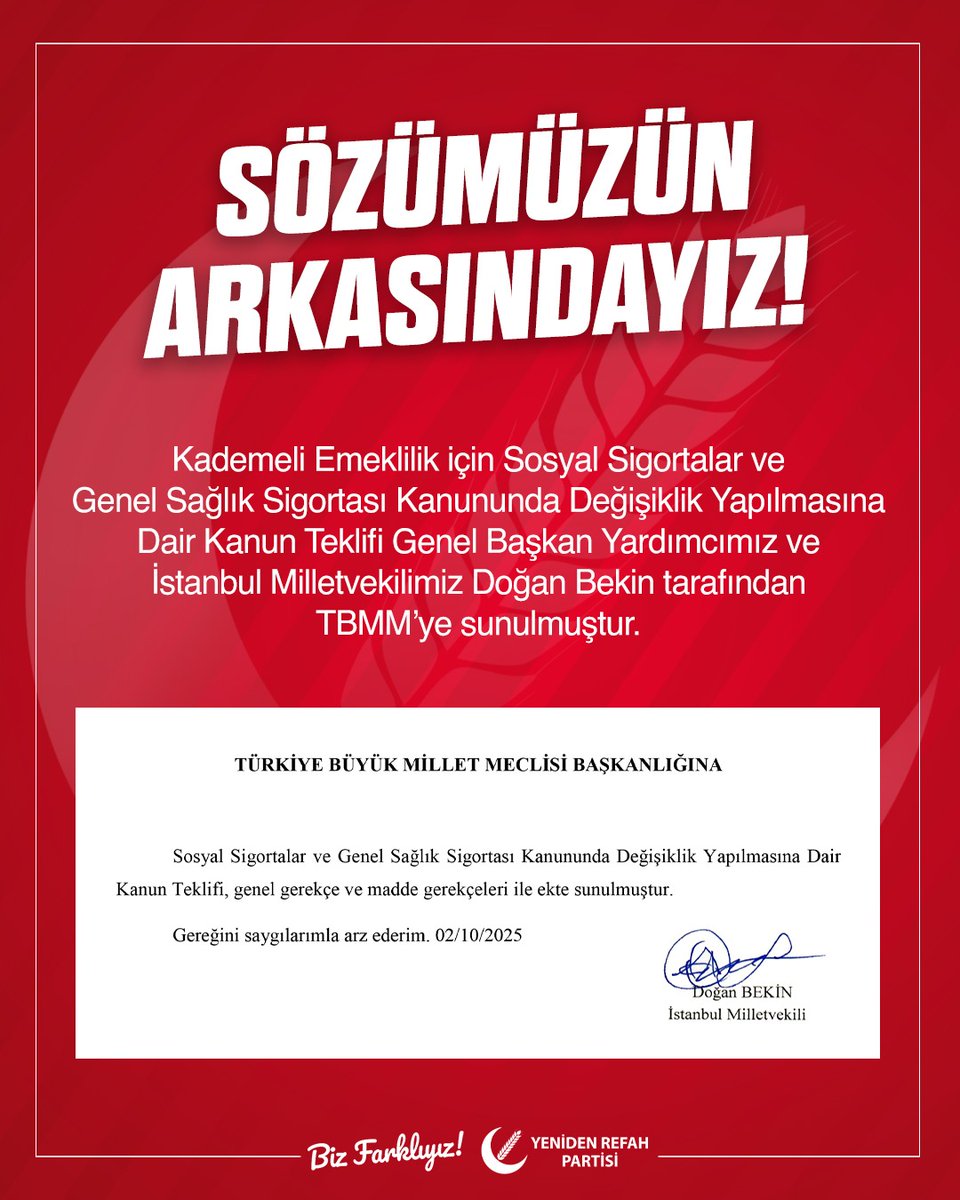 Sözümüzün Arkasındayız!