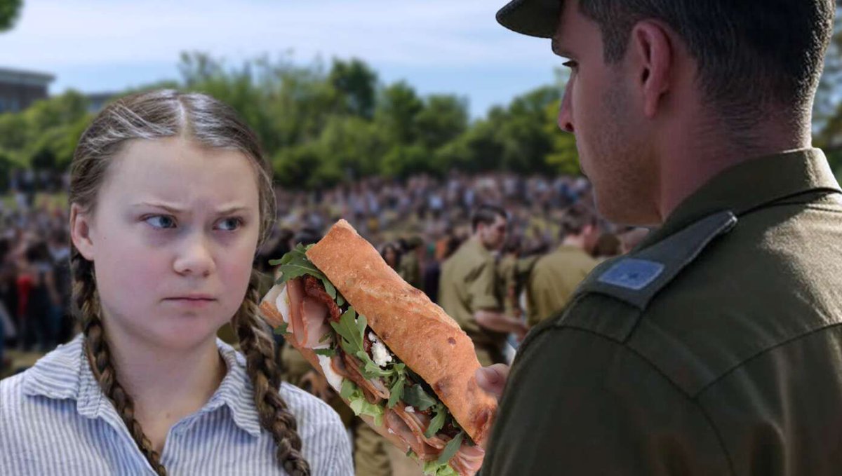 Cruel: IDF Forces Give Greta Thunberg Dry Sub Sandwich With No Mayo buff.ly/0fog1Nj