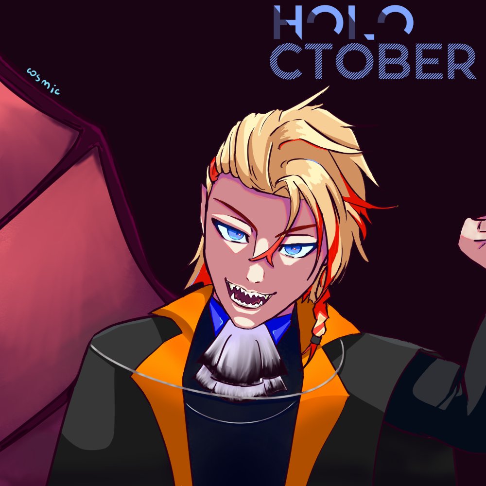 Cosmicbaseballr's tweet photo. #HOLOctober day 3 vampire #ArtXel https://t.co/9F1P5WEhT1