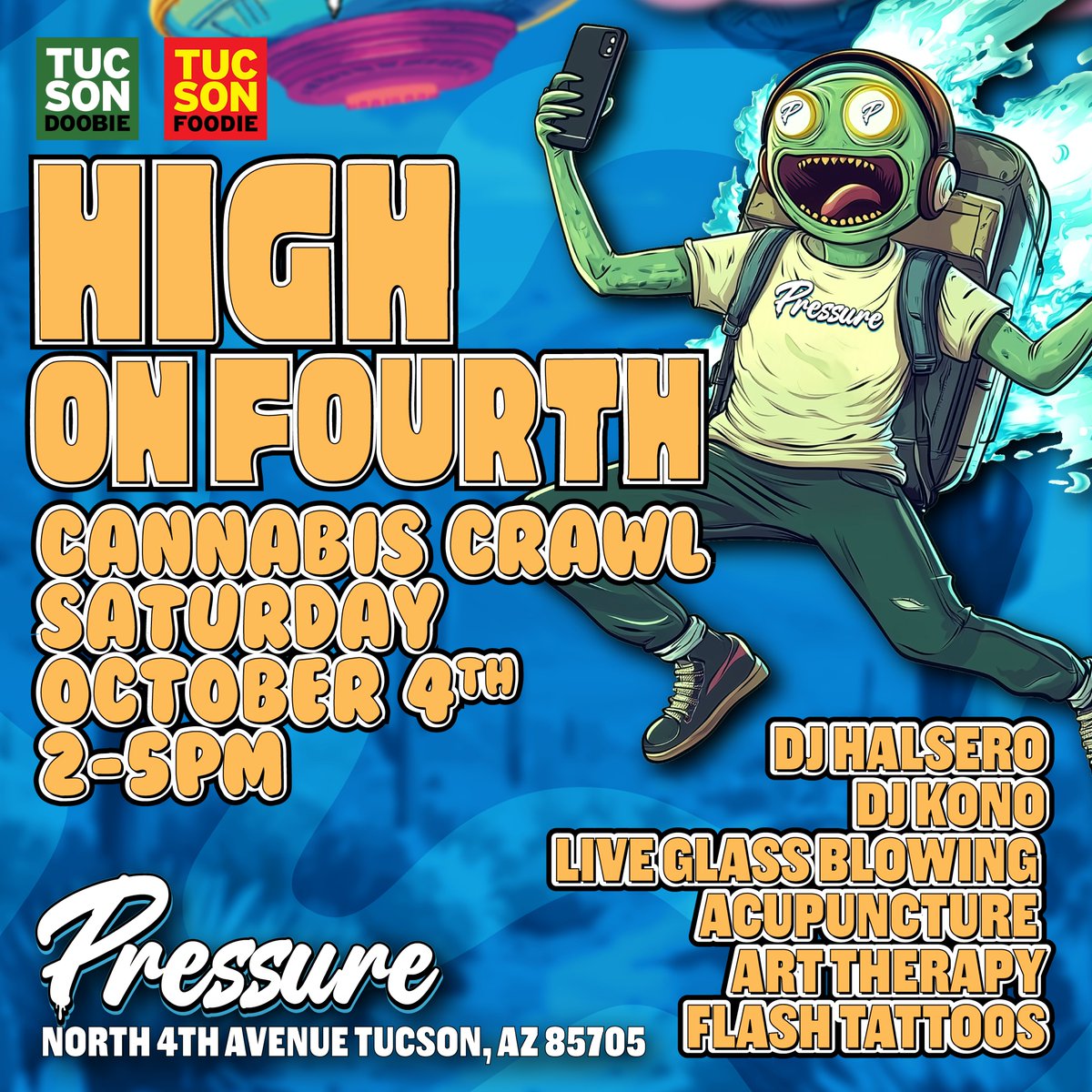 PressureExtract's tweet photo. Fourth Ave won’t know what hit it!! Can't wait to turn up with Tucson!! We'll see you all there tomorrow! 🔥💥

#Pressure
#ConnectandCreate
#PressureTucson
#TucsonNights
#FourthAveTakeover
#FeelThePressure
#TurnUpTucson
#EventOfTheYear
#TucsonVibes
#PartyElevated
#NightlifeEnergy https://t.co/vYtsNqLhLj