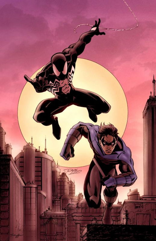 iamluke85's tweet photo. #spiderman & #nightwing artwork by #RonLim (Penciller) , #StephenSchaffer (Colorist) , #AtulaSiriwardane (Inker) https://t.co/3AXyOqlnBk