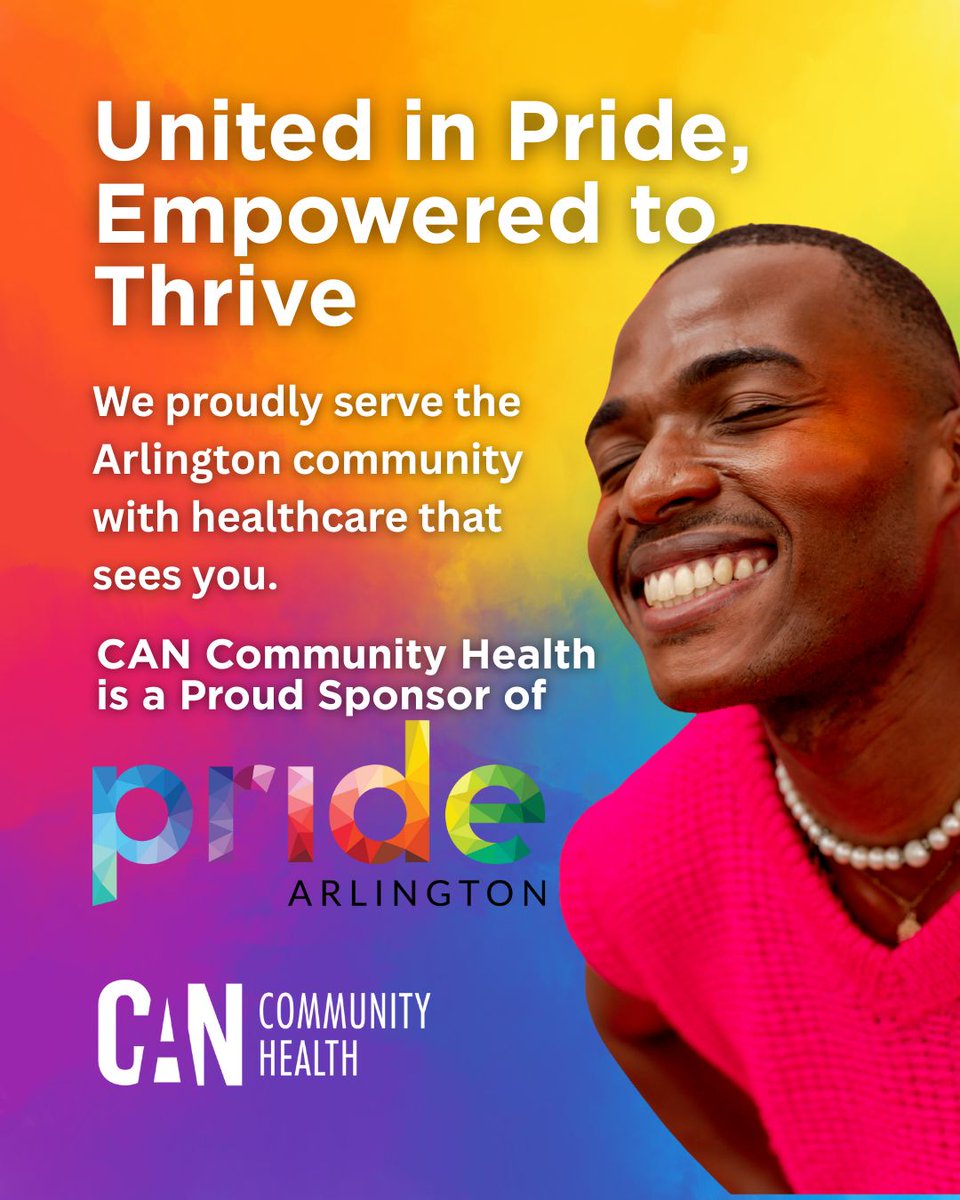 United in one voice. Stopping HIV. 
At CAN Community Health, your health is our mission.
With experienced providers that see and hear you, our DFW clinics are equipped to handle all your prevention, testing and treatment needs.
We are PROUD to have CAN as a Sponsor of our PRIDE!