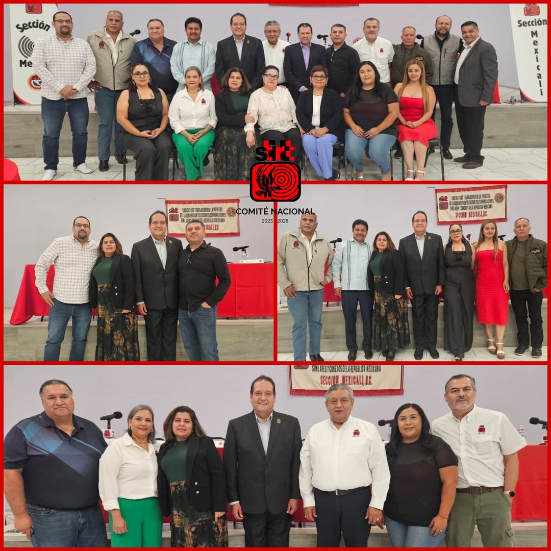 El licenciado <a href="/francontrerasv/">FRANCISCO CONTRERAS</a>, secretario general del Comité Nacional del #STIRTT, asistió a la Asamblea Ordinaria de la Sección Mexicali, atendiendo la invitación del secretario seccional Fernando Simental Parra.
#Mexicali #UnidadYTrabajo #MuchoPorHacer  #SeguimosTrabajando