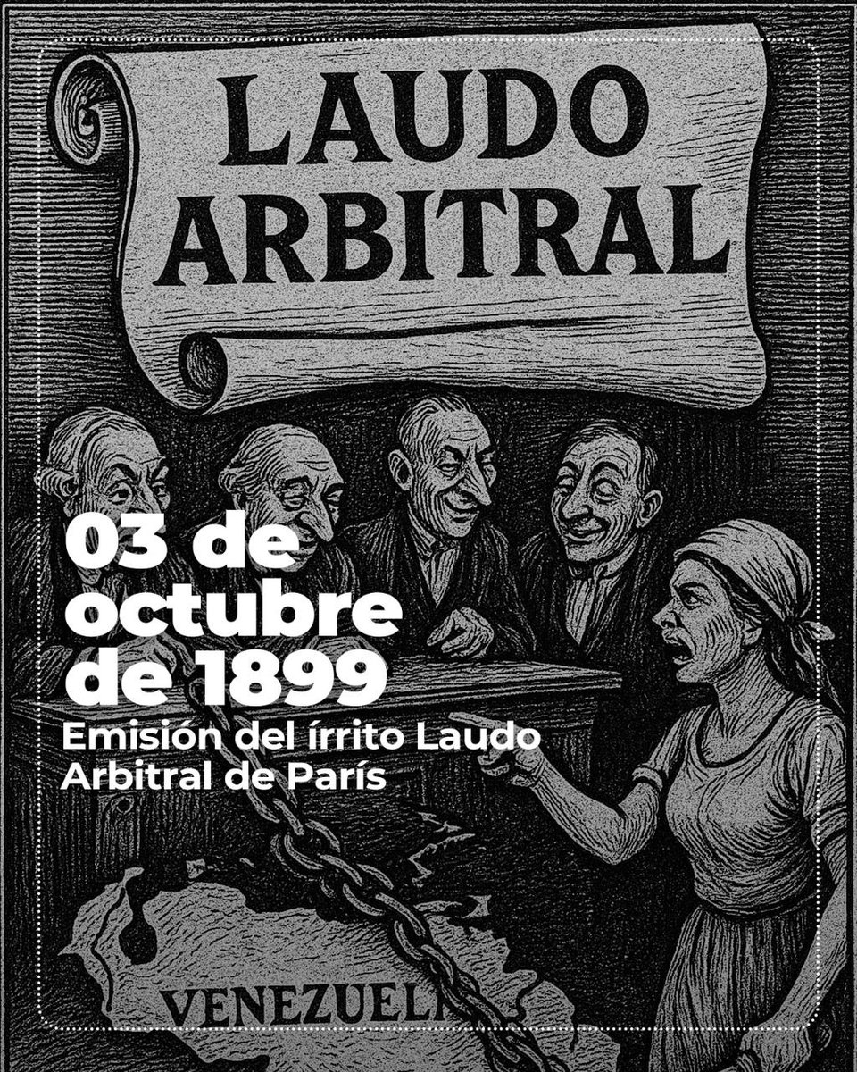 El nulo Laudo Arbitral de París será recordado como una estafa colonial en la que Reino Unido consolidó su presencia colonial en la región mediante un fallo arbitrario y carente de legalidad. El único mecanismo legal, vigente y apegado a la soberanía es el Acuerdo Ginebra de 1966