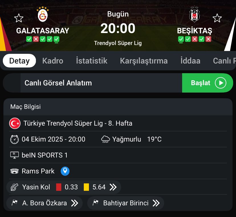 Bu maç hakkında tahminleriniz neler

Maça yakın ben de tahmini mi paylaşacağım🍀

Sizce derbi nasıl sonuçlanır👇🏻