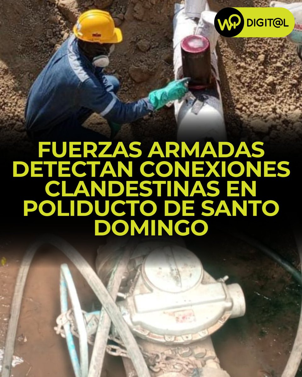 🚨💧 Durante operaciones de seguridad hidrocarburífera en Santo Domingo (sector Valle Hermoso – La Poncita), las Fuerzas Armadas del Ecuador localizaron conexiones clandestinas en el poliducto.

📌 Elementos incautados:

3 válvulas de 2”

4 válvulas de 1-1/4” con acoples

30