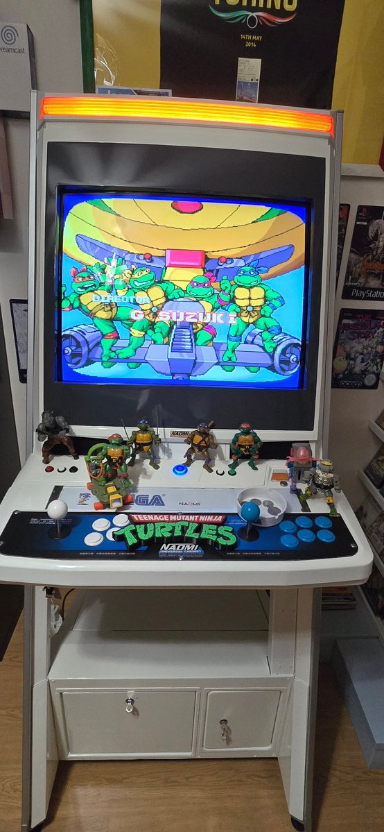 VisualMemory98's tweet image. Una partidita???? #TortugasNinja #TMNT
#teenagemutantninjaturtle #Arcade
#naomi #konami #Sega