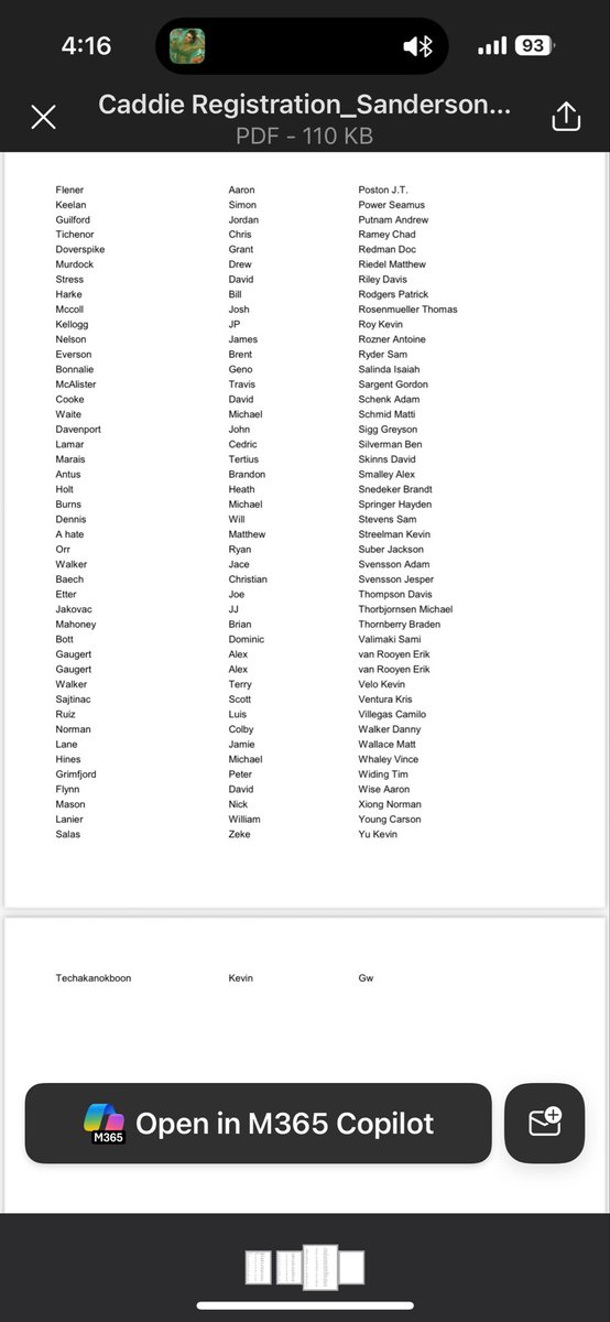 Player/caddie teams for <a href="/_SandersonFarms/">Sanderson Farms Championship Golf 2025 Live Stream</a> Who am I looping for in Utah!?