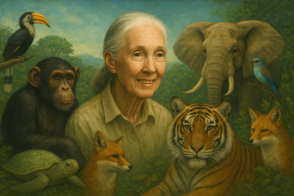 Daily 27 (@daily27info) on Twitter photo "Reflecting on Goodall’s legacy, it’s evident that her work has not only advanced scientific knowledge but also inspired a global movement toward ethical treatment of animals and environmental stewardship."
🌍 #WorldAnimalDay 
✍️<a href="/aitor_alzaga/">Aitor Alzaga Artola</a>
daily27.info/2025/10/04/hon… #JaneGoodAll "Reflecting on Goodall’s legacy, it’s evident that her work has not only advanced scientific knowledge but also inspired a global movement toward ethical treatment of animals and environmental stewardship."
🌍 #WorldAnimalDay 
✍️<a href="/aitor_alzaga/">Aitor Alzaga Artola</a>
daily27.info/2025/10/04/hon… #JaneGoodAll