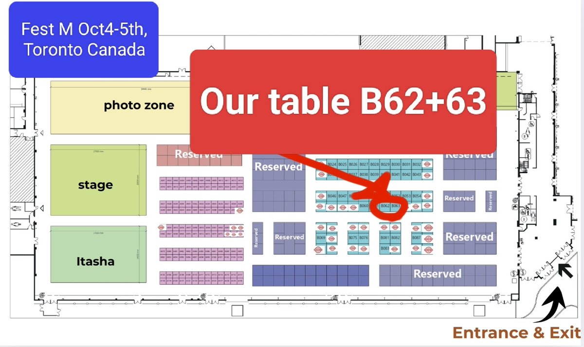 DakiXArt's tweet photo. We will be boothing at Fest M this weekend Oct 4-5th im Toronto❤️❤️❤️

Our booth will be at B62+63！🥰

#zzzero #zzz #festm #nikke https://t.co/g9wkAU9sFR