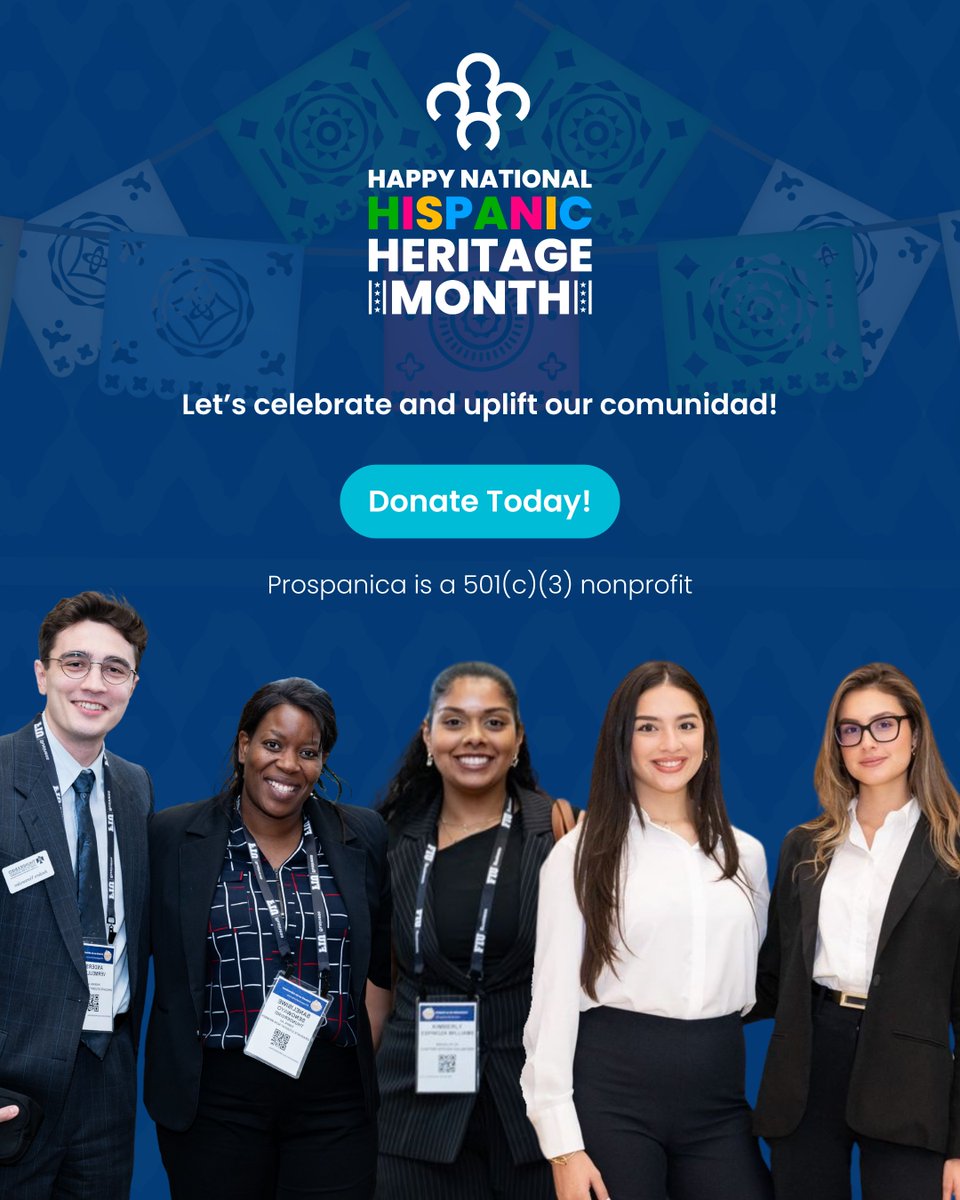 Prospanica's tweet image. Prospanica is proud to celebrate 🌺 #HispanicHeritageMonth by spotlighting voices that embody leadership and pride in our comunidad.

Today, we highlight ✨ Lucy C. Elliot, President of the Prospanica DC Chapter. She embraces this month as a meaningful moment to honor heritage,…