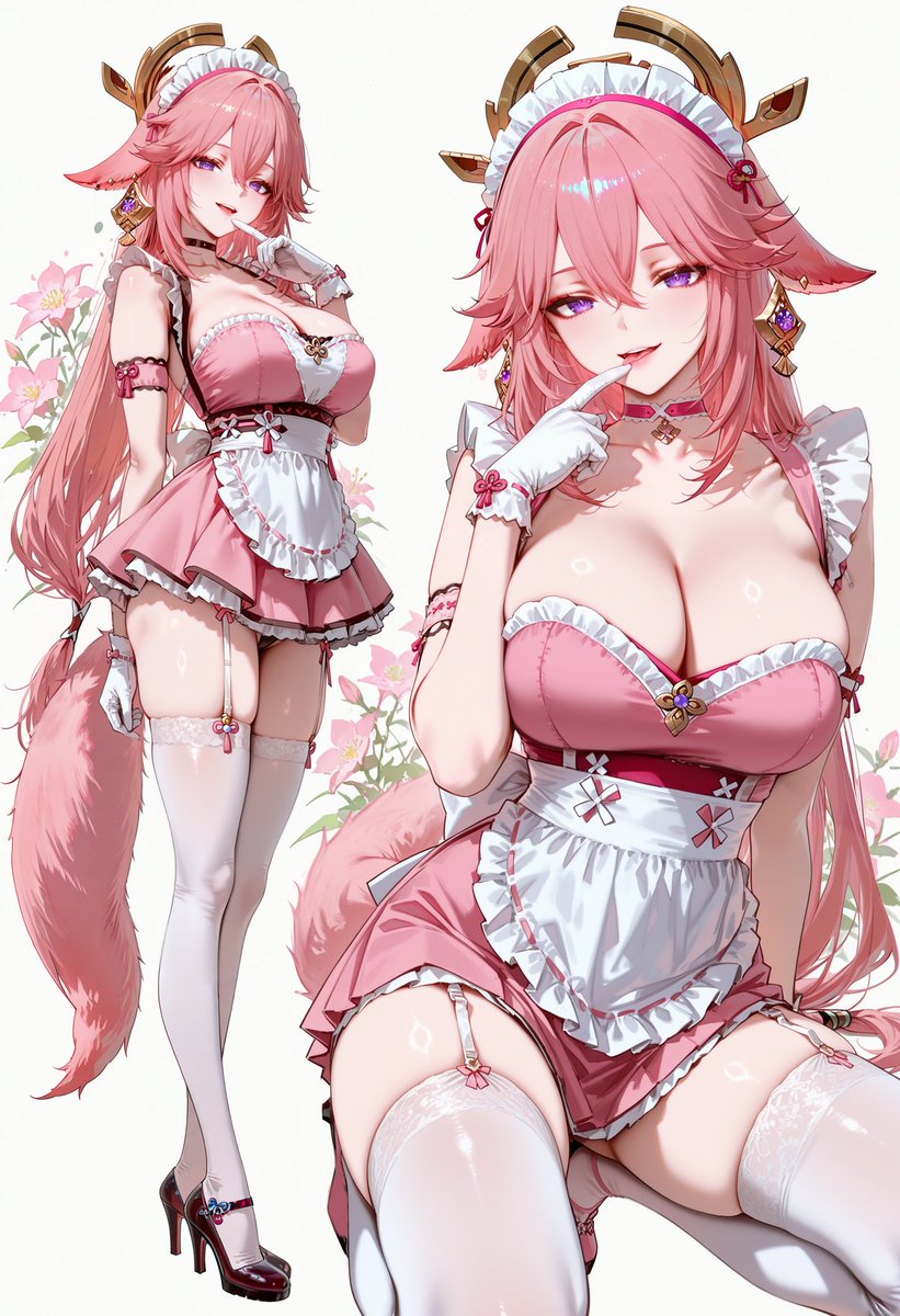 fox maid
#YaeMiko #GenshinImpact