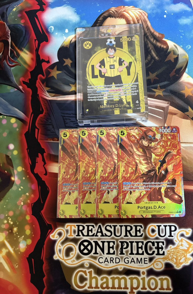 I'm falling in love with One Piece again. First, Saka unban, and now the Luffy by support 
Im going yo play just one tournament in this format, but I think it'll be one of my favorites 100%.

BY is back ❤️