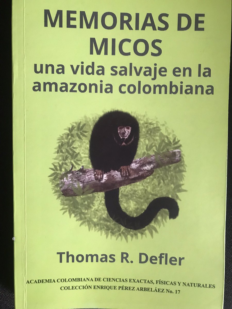 classoalcala's tweet photo. Ayer se fue Jane Goodall. Una gran pérdida para la Naturaleza. Momento para pensar en nuestros primatólogos y conservacionistas como Thomas R. Defler. Su último libro (2025) Memorias de micos … es maravilloso, profundo y real. Disponible en @acadcienciacol https://t.co/yb44iMMp3A